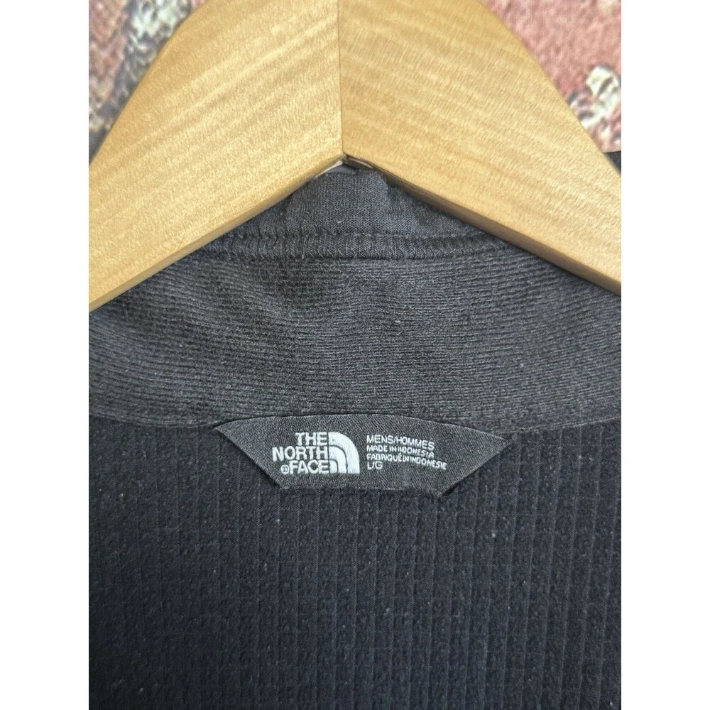 The North Face Mens Black 1/2 Zip Mock Neck Sweatshirt Mastercard Size Large